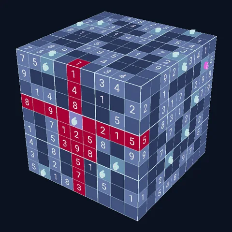 Hologramm, Würfel-Style