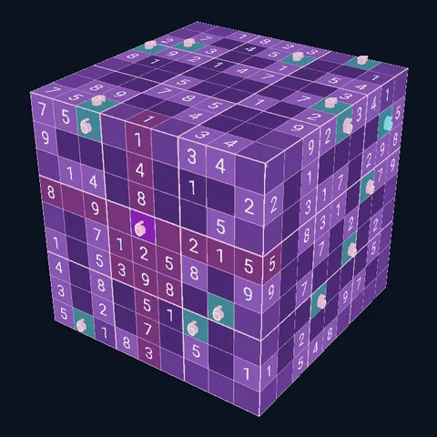 Plasma-Gitter, Würfel-Style